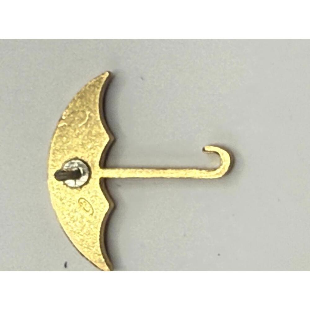 Travelers Insurance Company Lapel Pin Umbrella Logo Tie Tack - Picture 3 of 4
